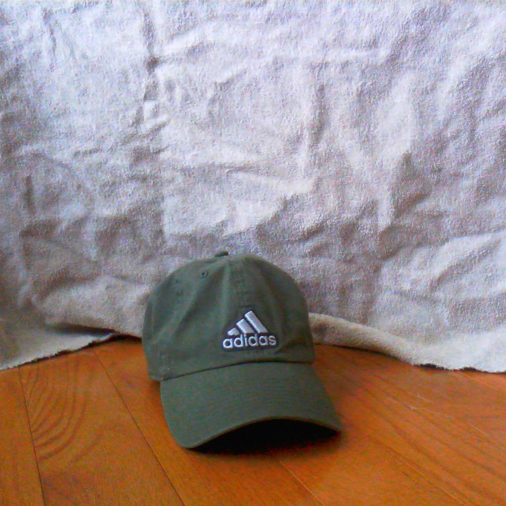 Olive Green adidas hat